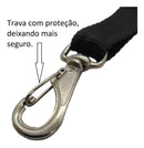 Cinto Segurança Pet Coleira Universal Porte Cachorro Gato Cor Preto Inter Pets Cinto pet