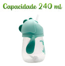 Copo Transição Antivazamento Válvula Dino Com Alça Buba® Cor Verde