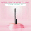 Delineador Para Olhos Carbon Black À Prova D'água Koloss Cor Preto Efeito Mate