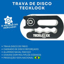 Trava Antifurto Disco Freio Universal Moto Tecklock Preta