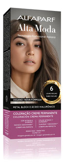 Tintura Alfaparf Alta moda é colore Pigmentos micronizados concentradostom 6 loiro escuropara cabelo