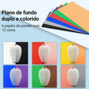 Mini Estúdio Vedo 25cm C/ 12 Cores De Fundo - Led Redondo