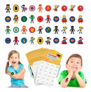 320 Tatuagem Temporária Infantil Menino Men Toy Story Colorido