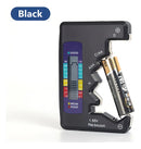 Testador Medidor De Bateria Pilha Mostrador Digital Full Cor Prateado