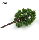 Kit 10 Miniaturas Árvores Maquete  Arbustos Ferromodelismo