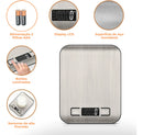 Balança De Cozinha Digital Inox Até 10kg Alimentos Portá Inox