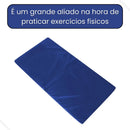 Colchonete 98 X 50 X 3 Academia Yoga Ginastica Cor Colchonete Azul