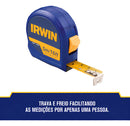 Trena manual standard 5m Irwim modelo iw13947 ferramenta essencial para tirar medidas com precisão