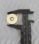 10 Botões Magnético Imantado Dourado 18mm P/ Costurar.