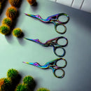 Tesoura Pássaro Bordar Crochê/design Sobrancelhas Furta Cor