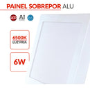 Painel Led Alu 6w 6500k Sob. Quadrado Avant