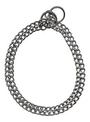 Enforcador Colar Elo Chato 3.5 X 60 - Reforçado Duplo Cor Prata Tamanho da coleira 3.5 x 60 cm