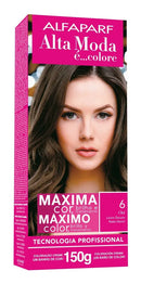 Tintura Alfaparf Alta moda é colore Pigmentos micronizados concentradostom 6 loiro escuropara cabelo