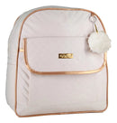 Kit Bolsa maternidade com mochila para menina e menino cor creme Bambinelli