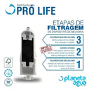 Filtro Refil Planeta Água 1013a Pro Life Compativel Purificador Soft Everest Star Slim Fit Baby E Plus Branco