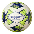 Bola De Futsal Slick 22 Topper Cor Branco/Amarelo Neon/Azul