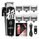 M10+ Máquina De Cortar Cabelo Profissional Aparador Cor Preto