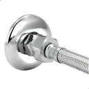 Engate Flexível Trançado 60Cm Prateado Zrz Cromados