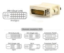 Adaptador Dvi-i 24+5 Pinos Macho P/ Vga 15 Pinos Femea