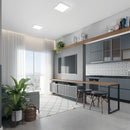 Painel Led Alu 24w 4000k Emb. Quadrado 110v/220v 30cm Avant Estrutura Branco