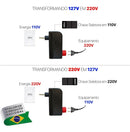 Auto Trafo 60va Conversor  Voltagem 110-220v Ou 220-110v 45w