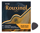 Encordoamento Cordas Violão Nylon Média Rouxinol R58 Bolinha