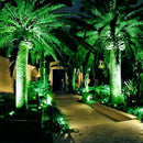 Luminária Refletor Led Holofote Slim Mini Montável 100w Preto Prova D'agua Cor Da Luz Verde - Emporio G