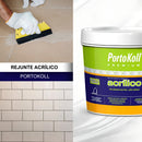 Rejunte Acrílico Premium Branco Brilhante 1kg Portokoll