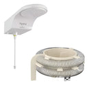 Resistencia Hydra Fit Ducha Eletronica 5500w 127v Acabamento Cromado Cor Branco