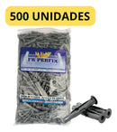 Bucha 8mm S/ Parafuso Parede Oca Tijolo Baiano 500 Unidades