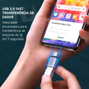 Cabo Adaptador Ugreen OTG Usb 3.0 Para Usb-C Tipo-C Com Chaveiro