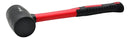 Martelo De Borracha Preta 50 Mm 225 G Cabo Fibra De Vidro