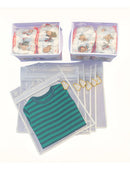 6 Saquinhos Maternidade Bebê Organizador Mala Gestante  Branco