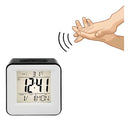 Relógio De Mesa Digital Com Despertador Sensor De Palmas Cor Preto