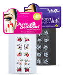 Kit Adesivos De Unha Artesanal 50 Branquinho 50 Tradicional