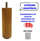 Pé Cama Box Bau Queen King 12 Peças Fixas Mel 12 Cm Mel