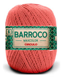 1 Barbante Barroco Fio 6 Maxcolor 200g -e CORAL VIVO 4004