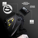 Mascara De Solda Automatica Auto Escurecimento Kabsolar Tork Cor Preto 4K