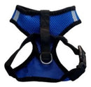 Coleira Peitoral Para Cachorro Pet Colete Refletivo Guia Cor Azul Lisa Tamanho da coleira M