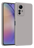 Capa Capinha Compativel  Note 12s 4g Silicone Avelud Cinza