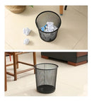 Lixeira Metal Aramada 12 Litros Telada Cesto Escritório Casa
