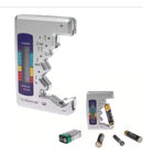 Testador Medidor De Bateria Pilha Mostrador Digital Full Cor Prateado