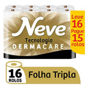 Papel higiênico Neve Supreme folha tripla 20 m de 16 un
