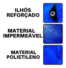 Lona Carreteiro Encerado Barco Piscina Camping 3x2 M Azul