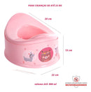 Troninho Piniquinho Infantil Pinico Urinol Menina Higienico