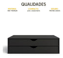 Suporte Para Monitor Mesa 2 Gavetas Ergonômico Escritório Reforçado Premium