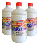 Kit Refil Bolhas De Sabão Líquido 3l Atóxica Brasilflex Cor Branco