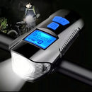 Acessórios Bike Lanterna Velocímetro E Buzina Potente Usb 3