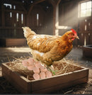 Kit 24 Ovos Falsos Plástico Para Indez Galinha, Cor Ovo Caipira Marrom, Estimula Postura Correta, Evita Ovos Quebrados