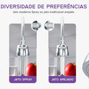 Torneira de Cozinha com Filtro Carbon Block Bica Flexível Móvel com Arejador 2 Modos de Jato Dazie Metais